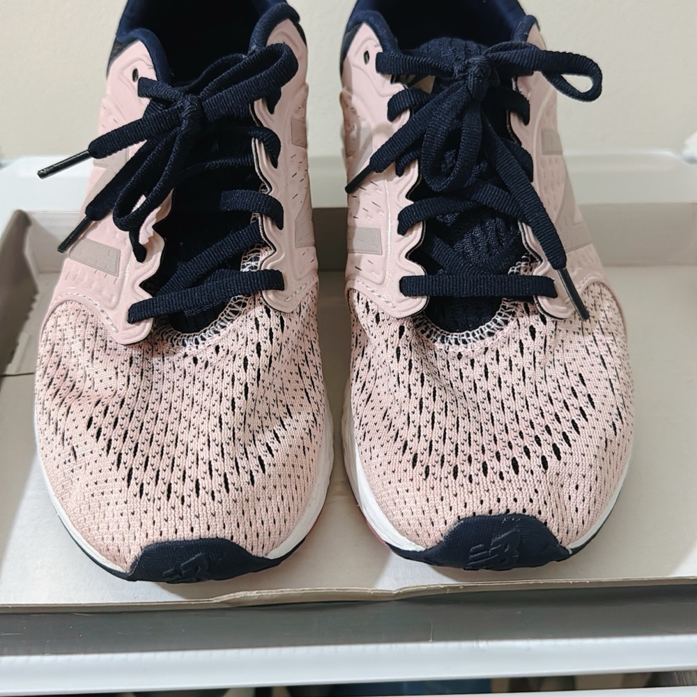 New Balance Pink and Navy Running Sneakers